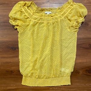 Forever 21 yellow top!